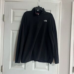 The North Face Men's Glacier Fleece Jacket Black XL Warm Lightweight
